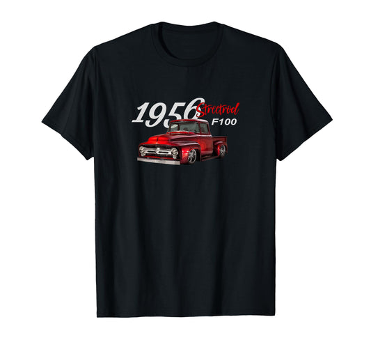 1956 F100 STREETROD PICKUP TRUCK, VINTAGE PICK UP, CAR GUYS T-Shirt