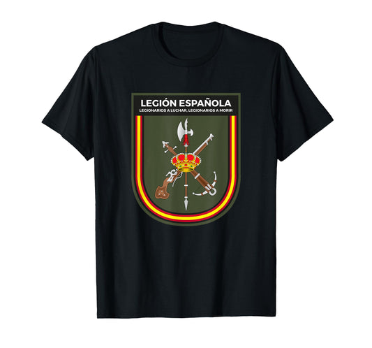 Emblem Shield Spanish Legion Spanish Army T-Shirt