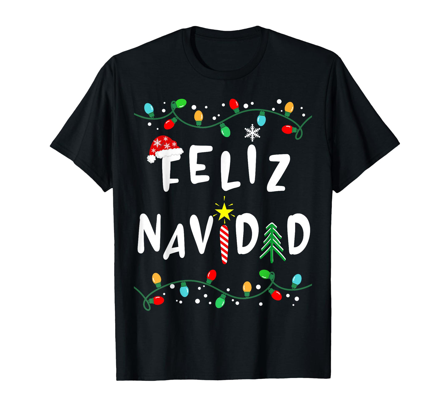 Feliz Navidad Shirt-Funny Mexican Christmas in Spanish T-Shirt