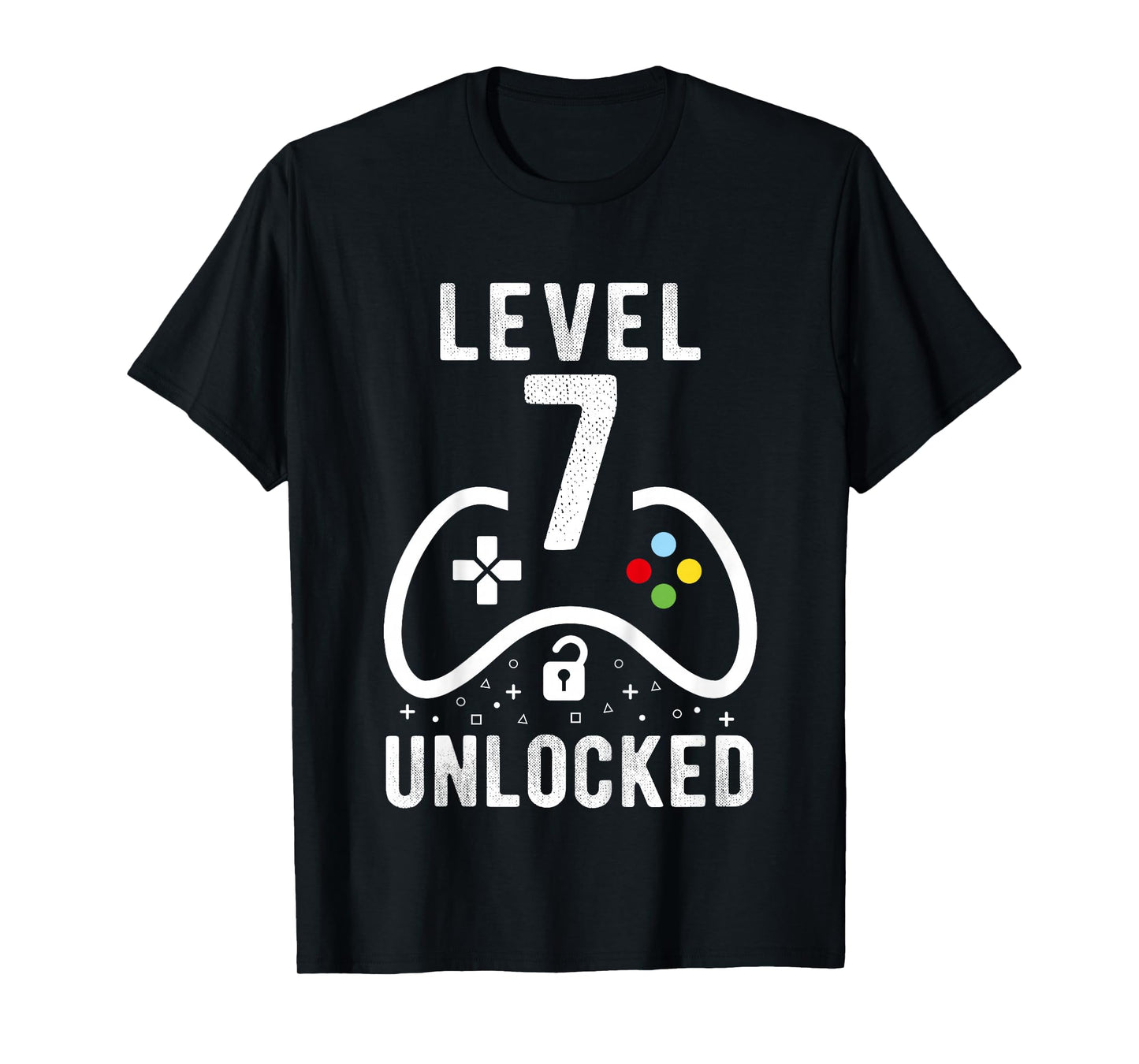 Level 7 Unlocked Video Game 7th Birthday Gift T-Shirt
