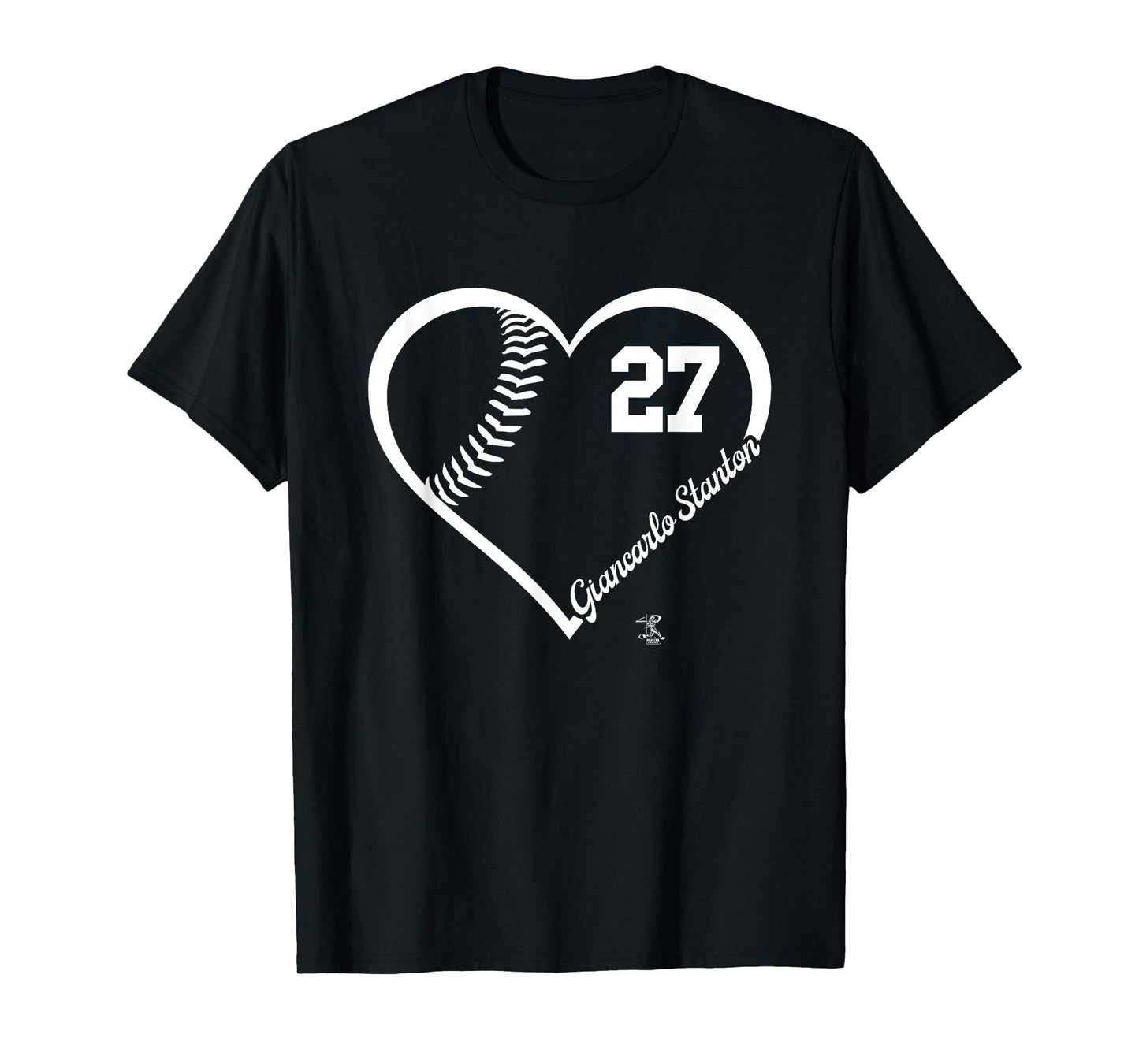 Giancarlo Stanton Player Heart Number New York MLBPA T-Shirt