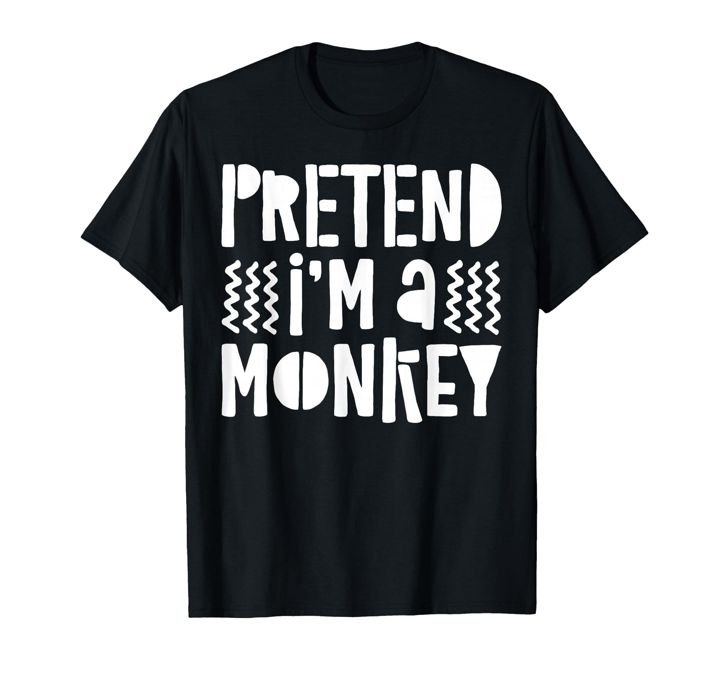 Pretend I'm A Monkey Shirt Adult Kid Matching Monkey Costume T-Shirt