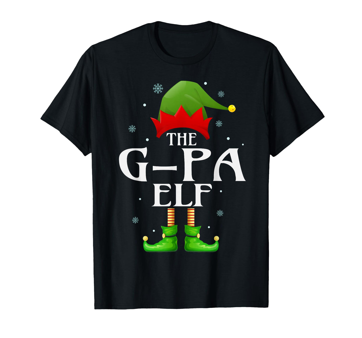 G-Pa Elf Xmas Matching Family Group Christmas Grandpa T-Shirt