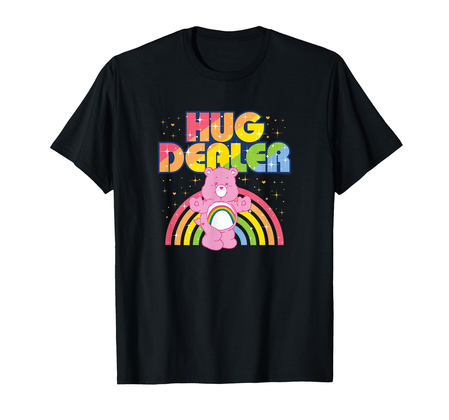 Care Bears Hug Dealer Rainbow Retro Cartoon T-Shirt