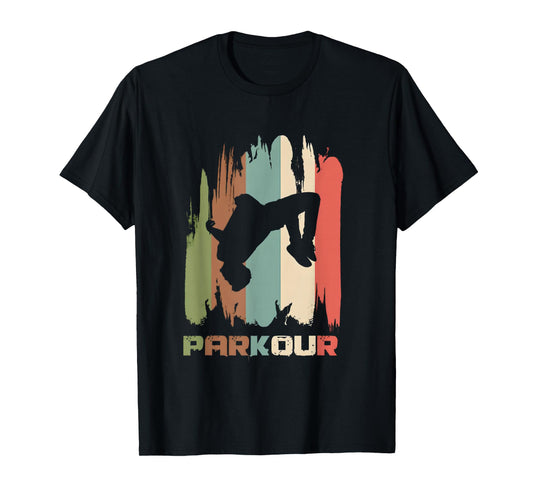 Vintage parkour boys Shirt parkour Lovers for men and girls T-Shirt