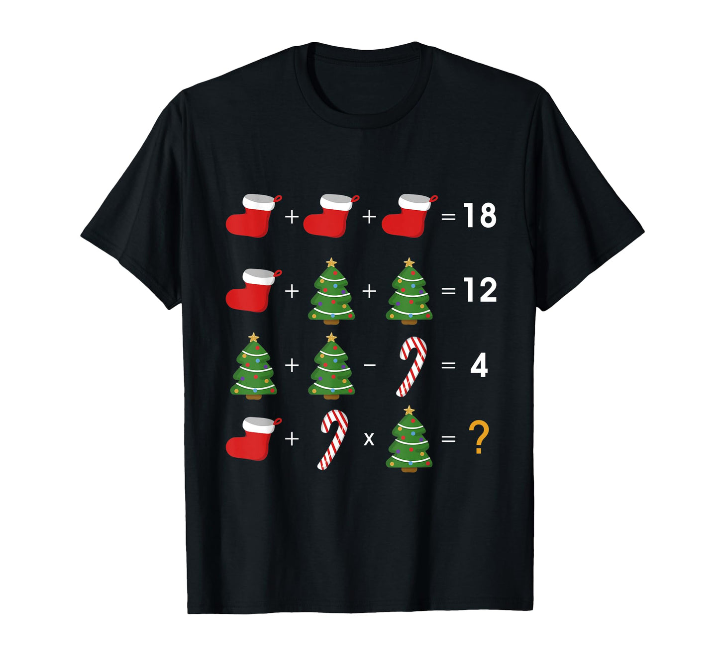 Order of Operations Quiz Funny Math Teacher Christmas Gift T-Shirt