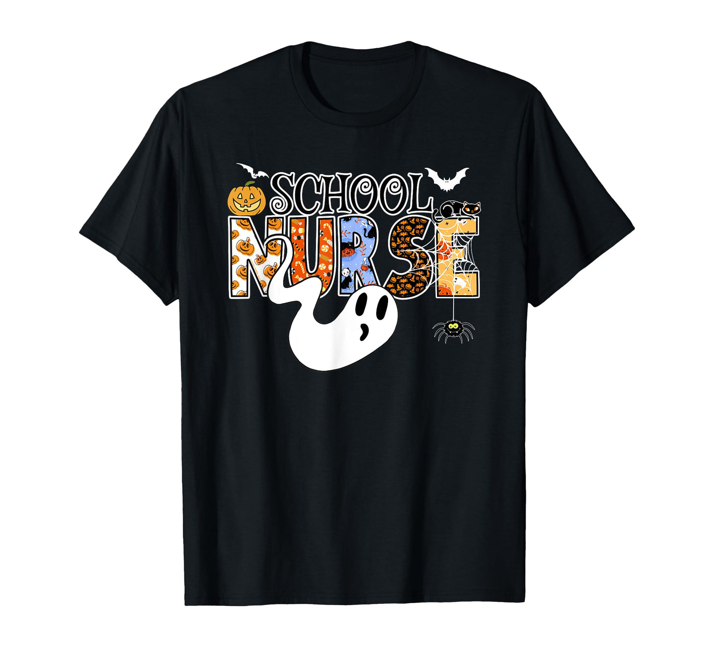 Fun SCHOOL NURSE Halloween Costume School Nurse Halloween T-Shirt