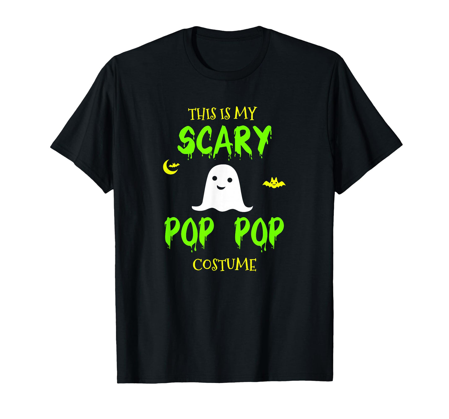 This Is My Scary Pop-Pop Costume Halloween Lazy Easy PopPop T-Shirt