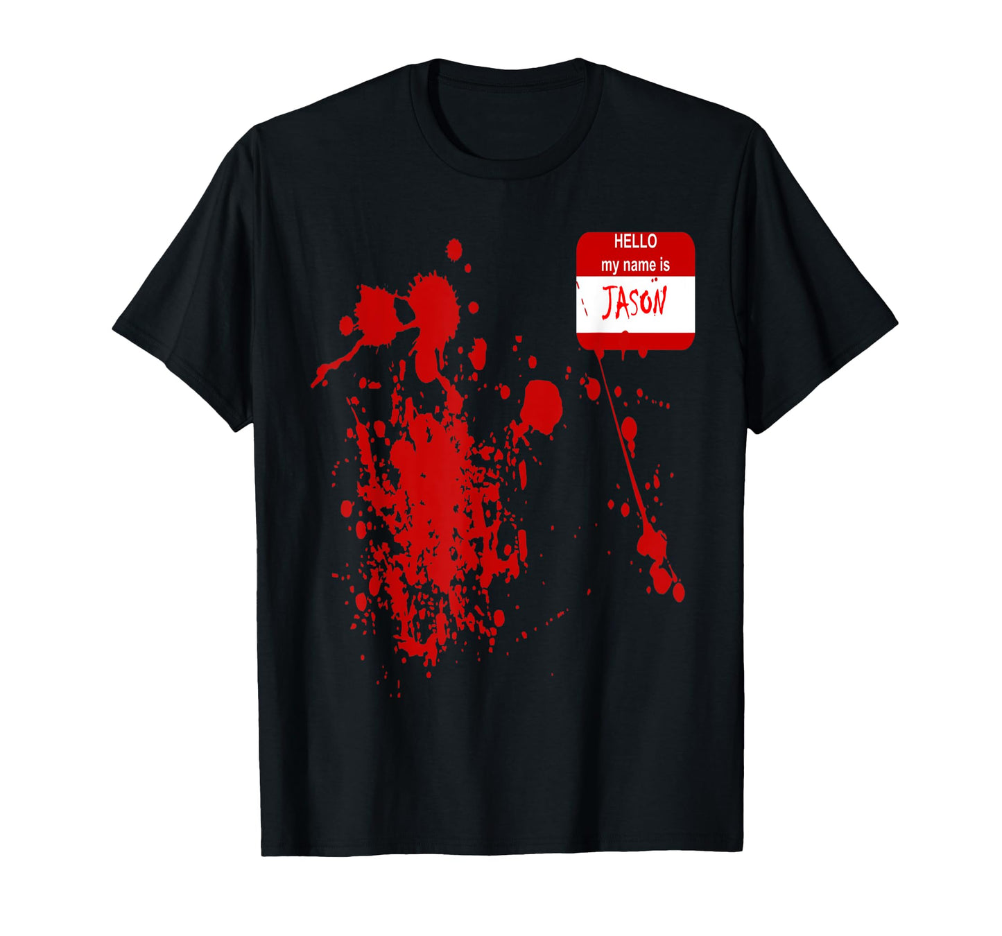 Hello My Name Is Jason Funny Halloween Costume T-Shirt T-Shirt