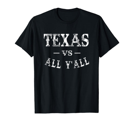 Texas Pride tshirt Texas VS All Y'All Football Texan Tee T-Shirt