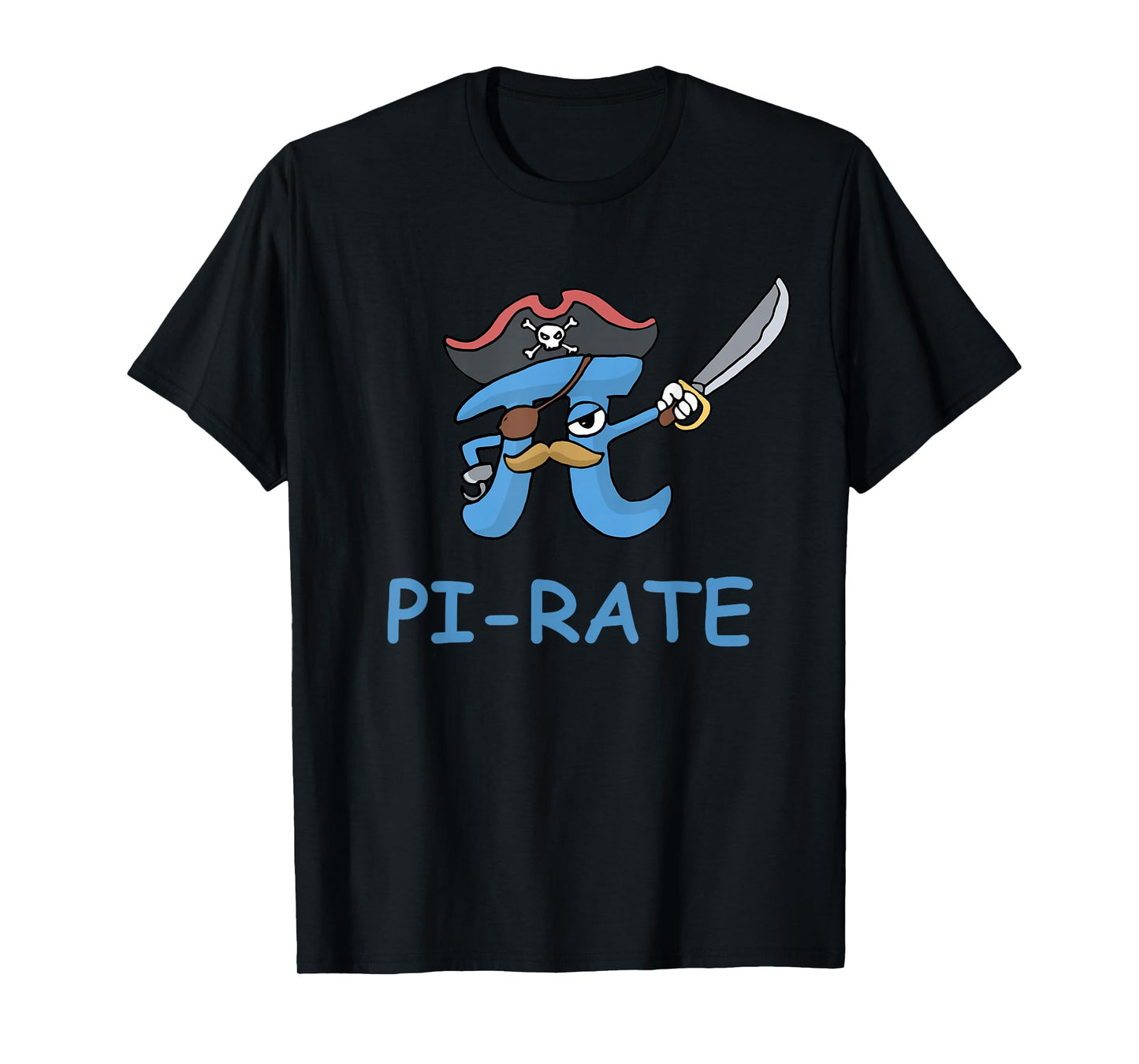 Pi Rate Funny Pi Pirate T-Shirt