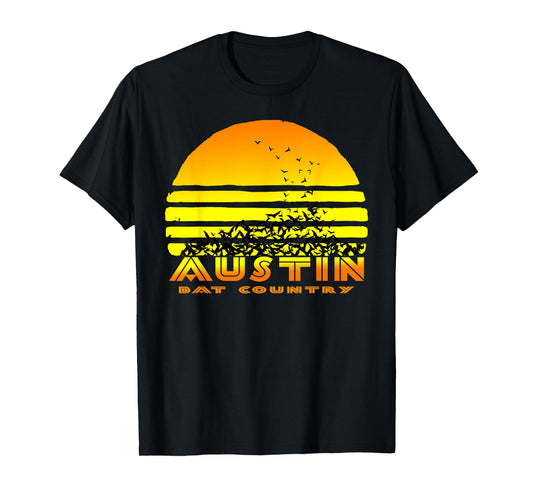 Austin, TX - Souvenir Bat Country T-Shirt T-Shirt