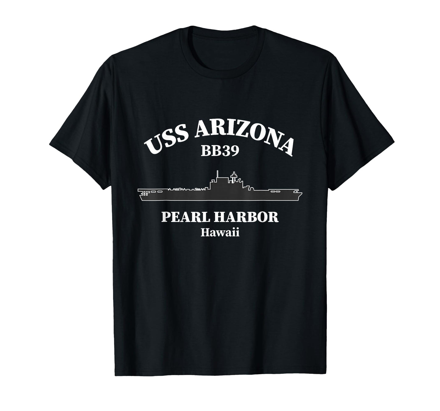 USS Arizona Battleship Pearl Harbor Memorial Day of Infamy T-Shirt
