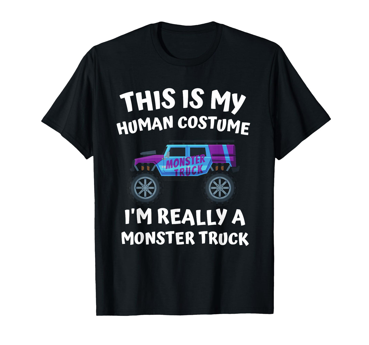 Monster Truck Halloween Costume Matching Group Toddler 5T 4T T-Shirt