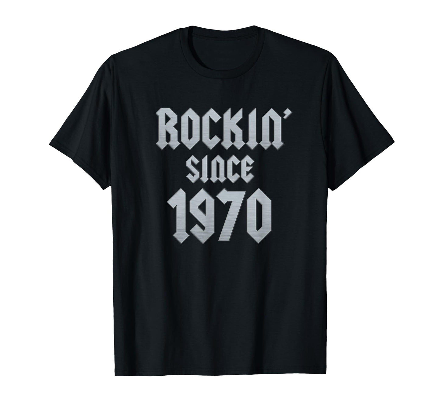 55 Year Old Rockin' Since 1970 55th Birthday T-Shirt