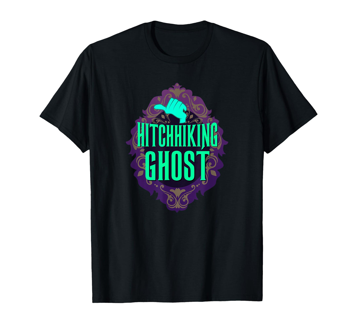 Hitchhiking Ghost Halloween Party T-Shirt