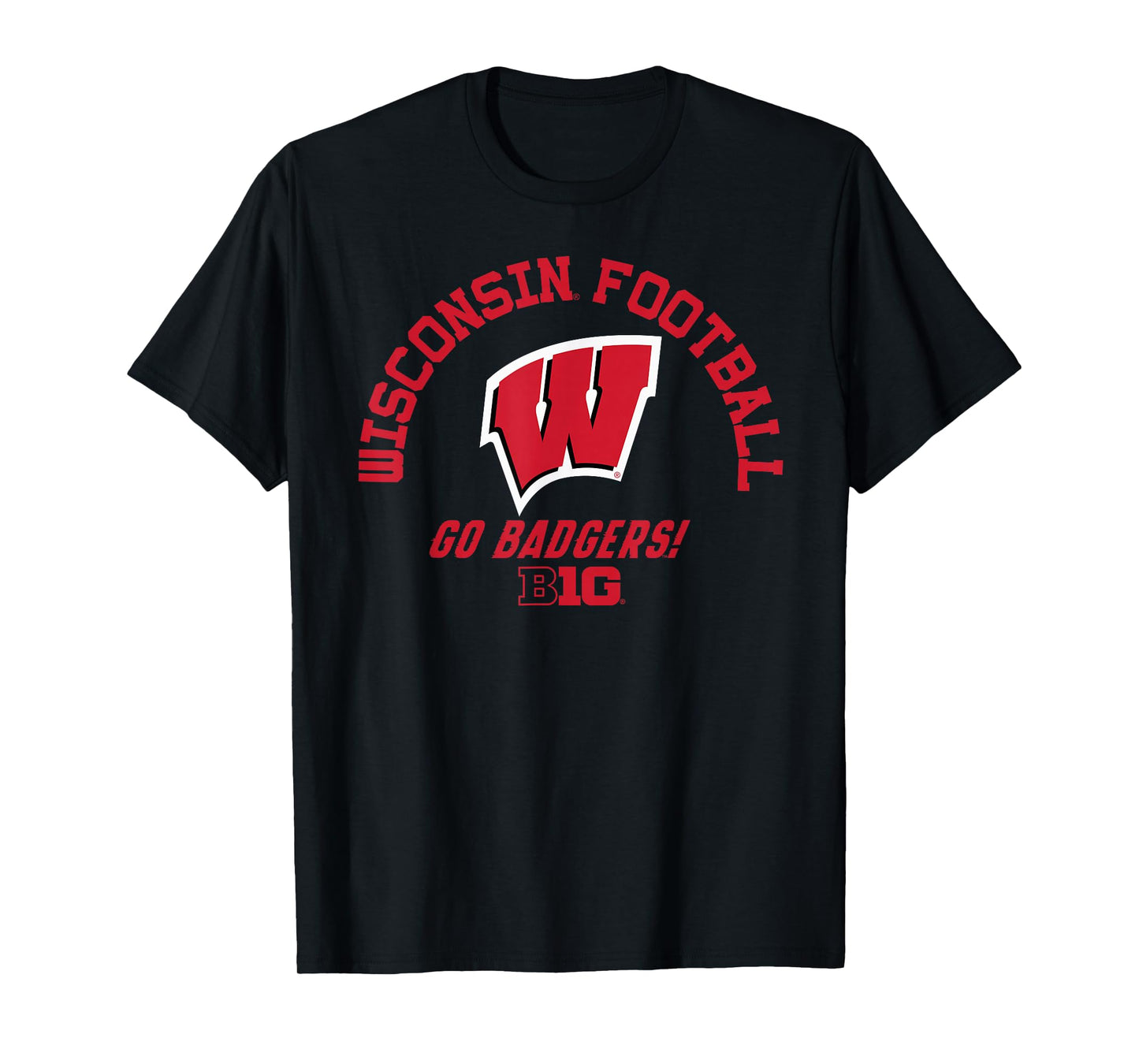 Wisconsin Badgers Big 10 Football Officially Licensed T-Shirt
