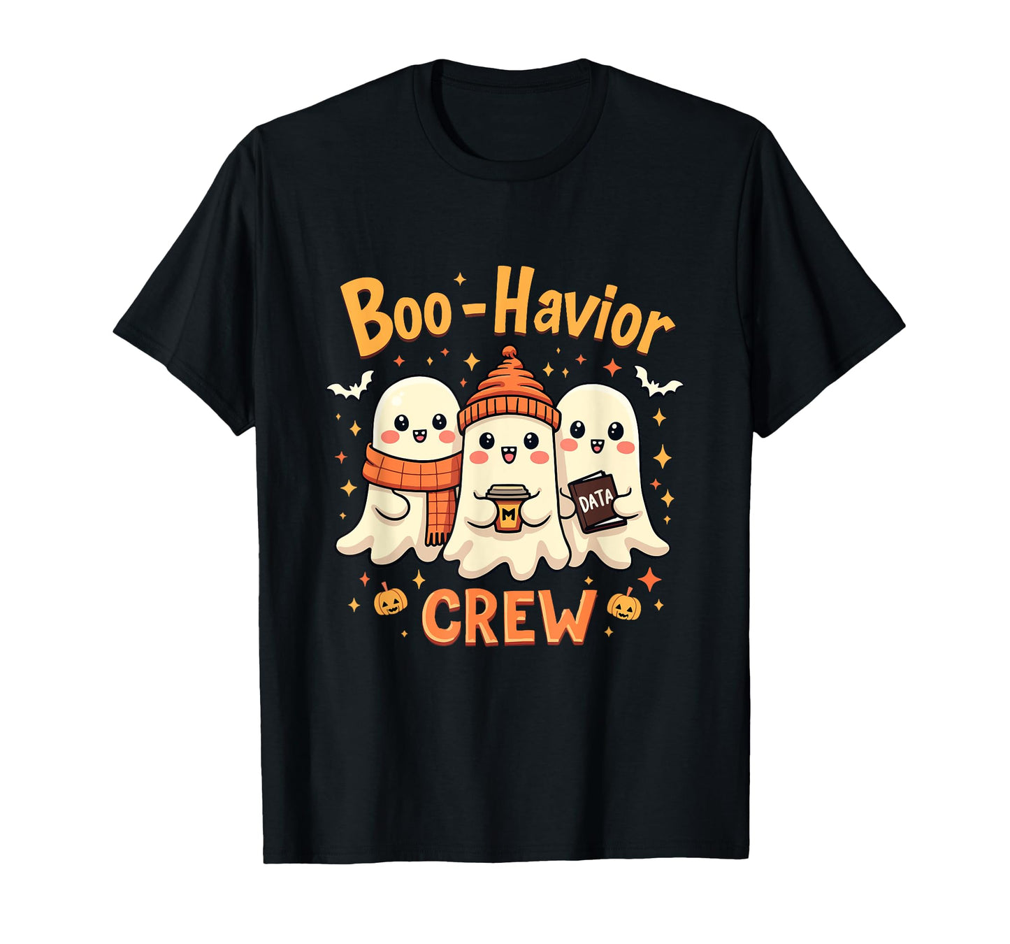 Boo-Havior Crew Cute Ghosts ABA Behavior Analyst Halloween T-Shirt