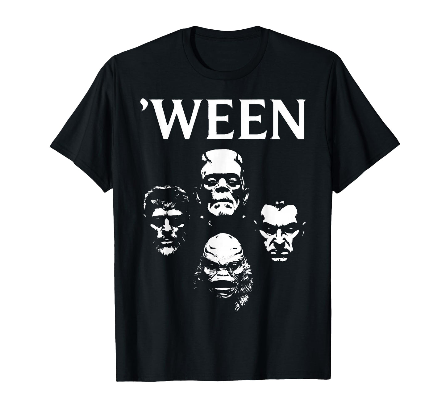 Horror Movie Halloween Classic Monster Costume Party Tee T-Shirt