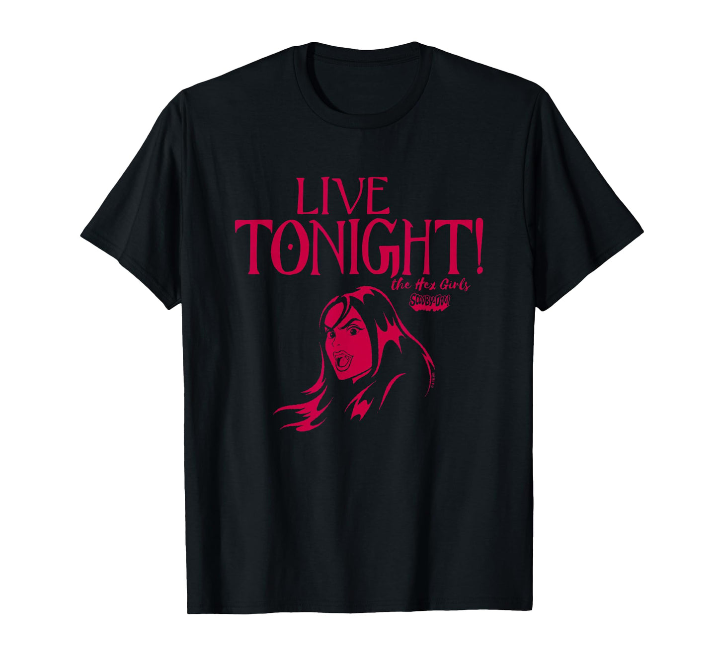 Scooby-Doo Live Tonight! The Hex Girls Silhouette Chest Logo T-Shirt
