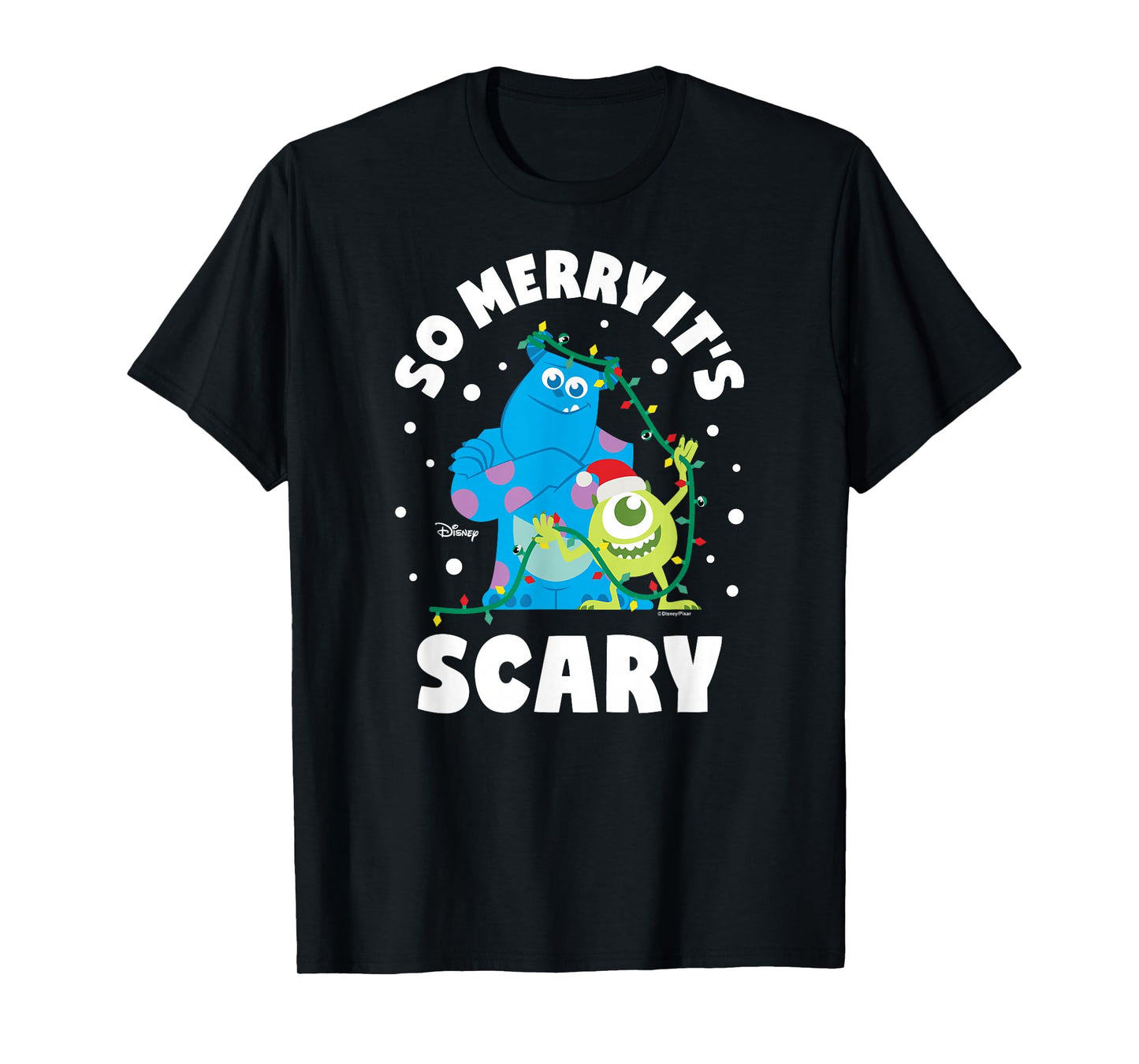 Monsters Inc - So Merry Its Scary T-Shirt