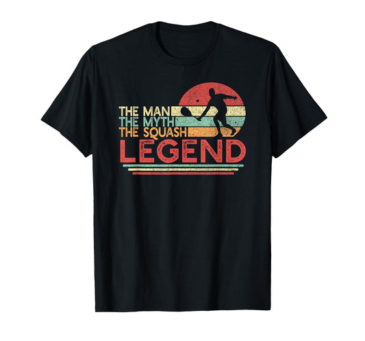 Man Myth Squash Legend | Squash Player T-Shirt