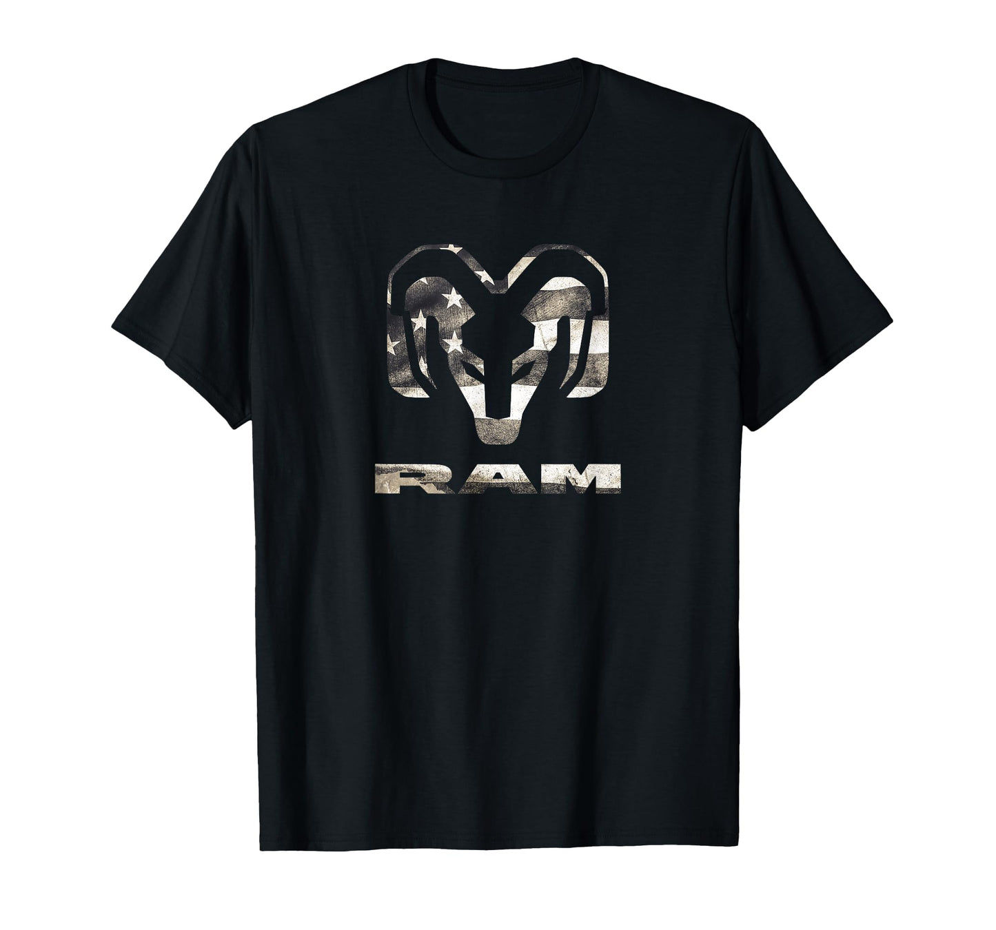 Ram Grey Flag Logo Officially Licensed T-Shirt