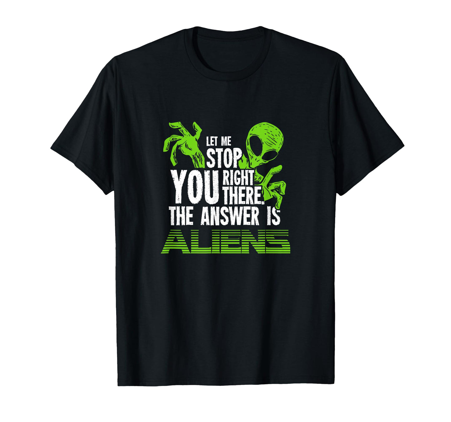 The Answer Is Aliens Gift For Ancient Astronaut Theorist T-Shirt