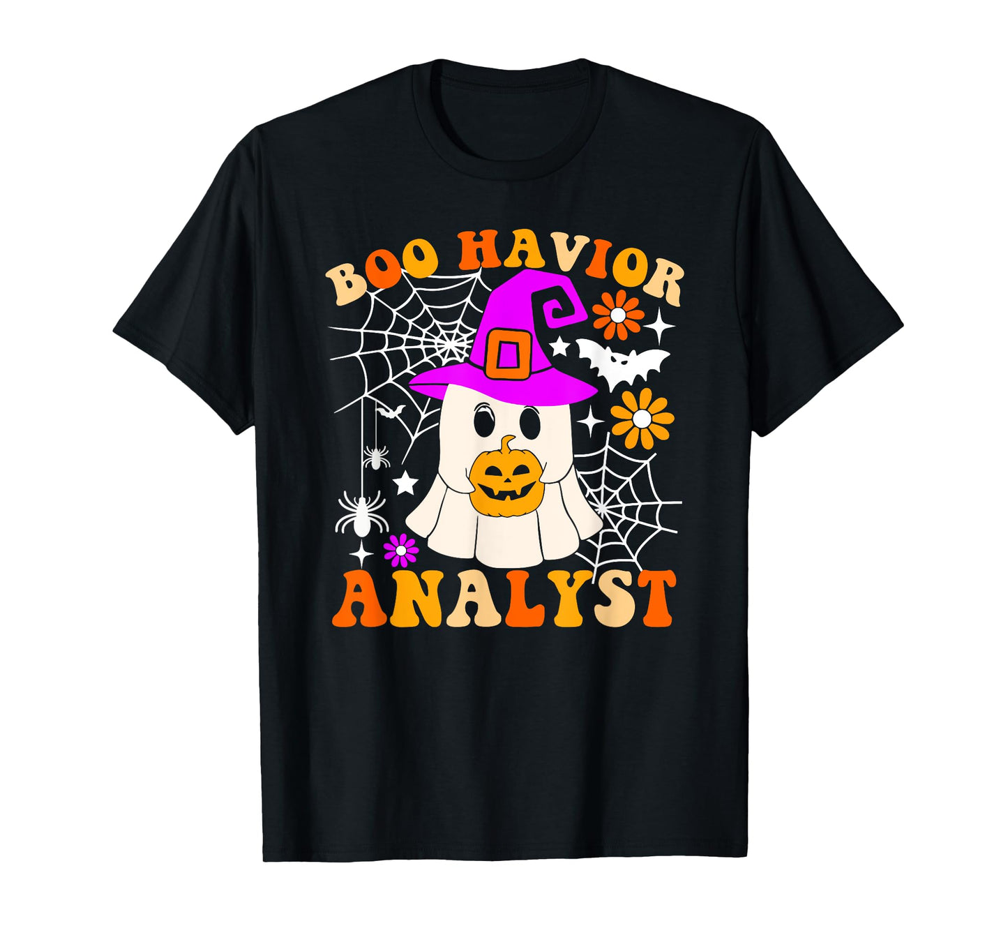 Boo Havior Analyst Funny Ghost Halloween Behavior Therapist T-Shirt