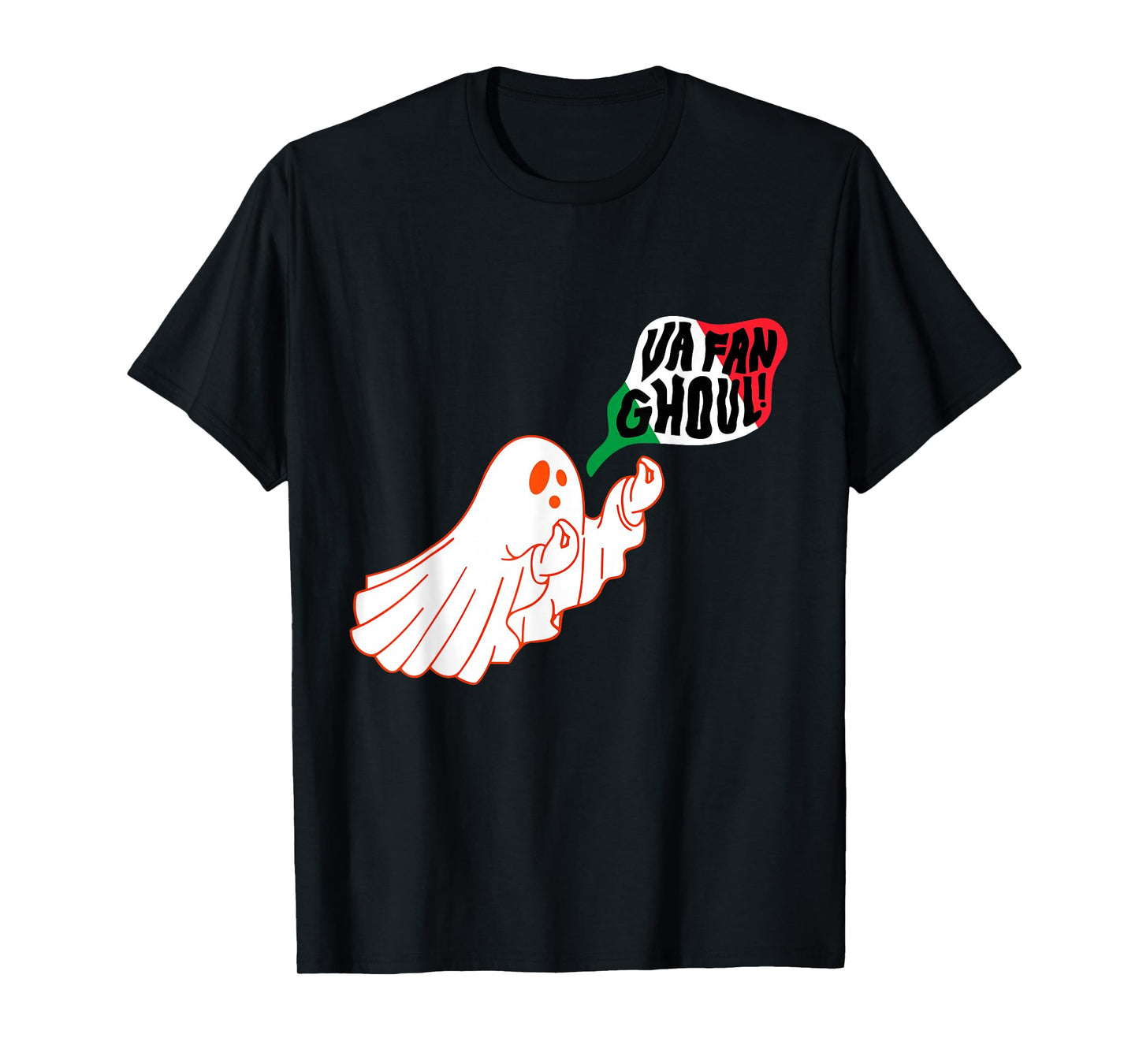 Va Fan Ghoul Italian Halloween Ghost T-Shirt
