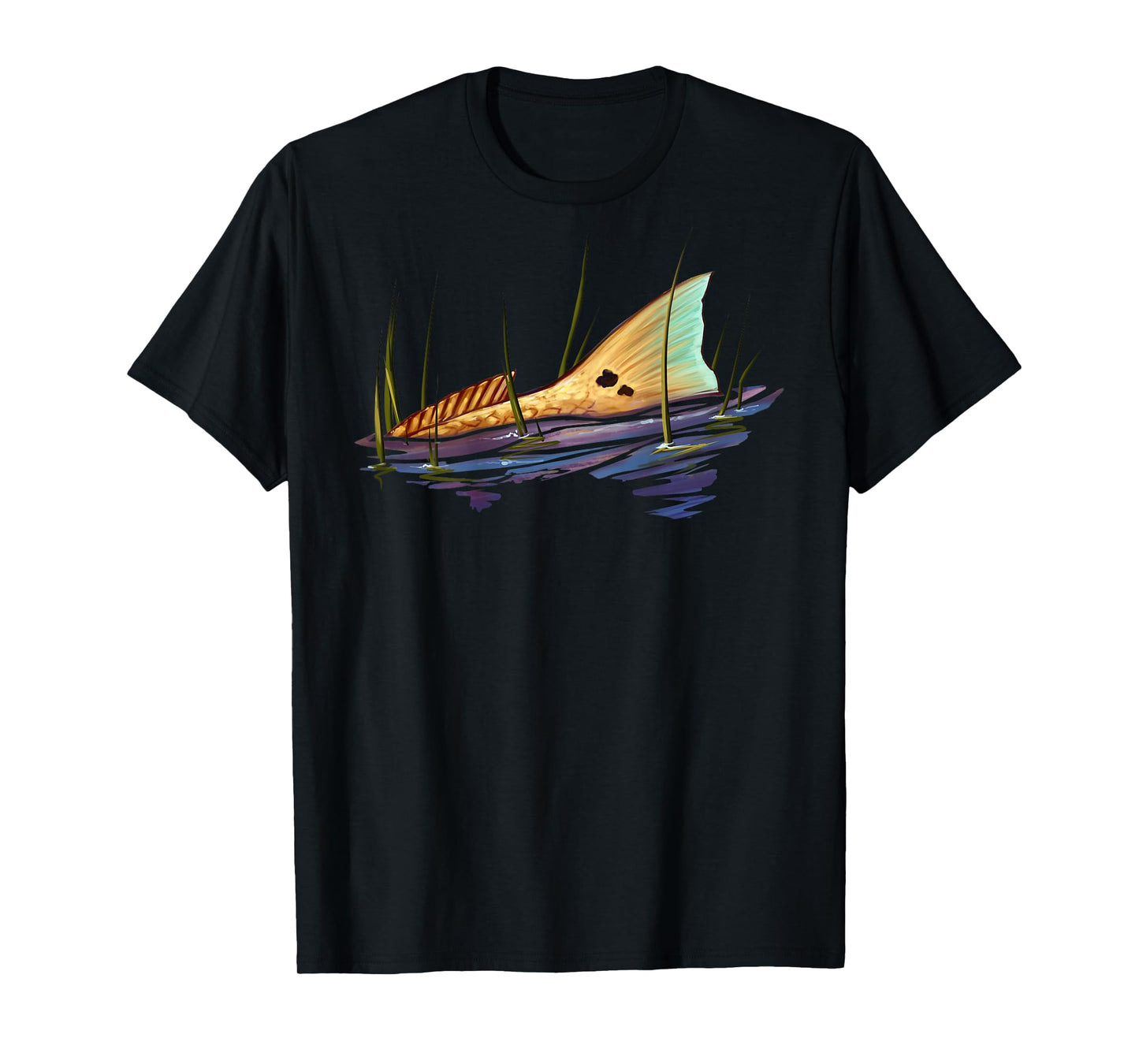 Tailing Redfish T-Shirt | Red Drum Fish Shirt | Redfish Tail T-Shirt