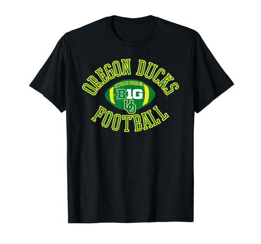 Oregon Ducks Big 10 Football Huddle Officially Licensed T-Shirt