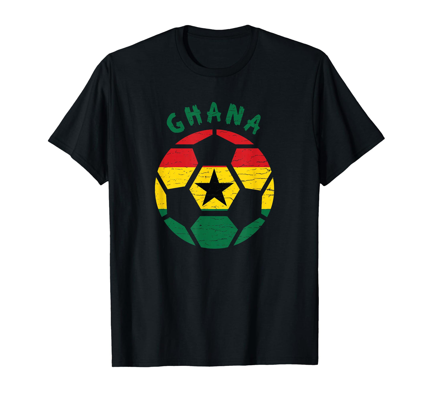 Ghana flag Soccer Ball Flag Jersey - Ghanaian Football T-Shirt