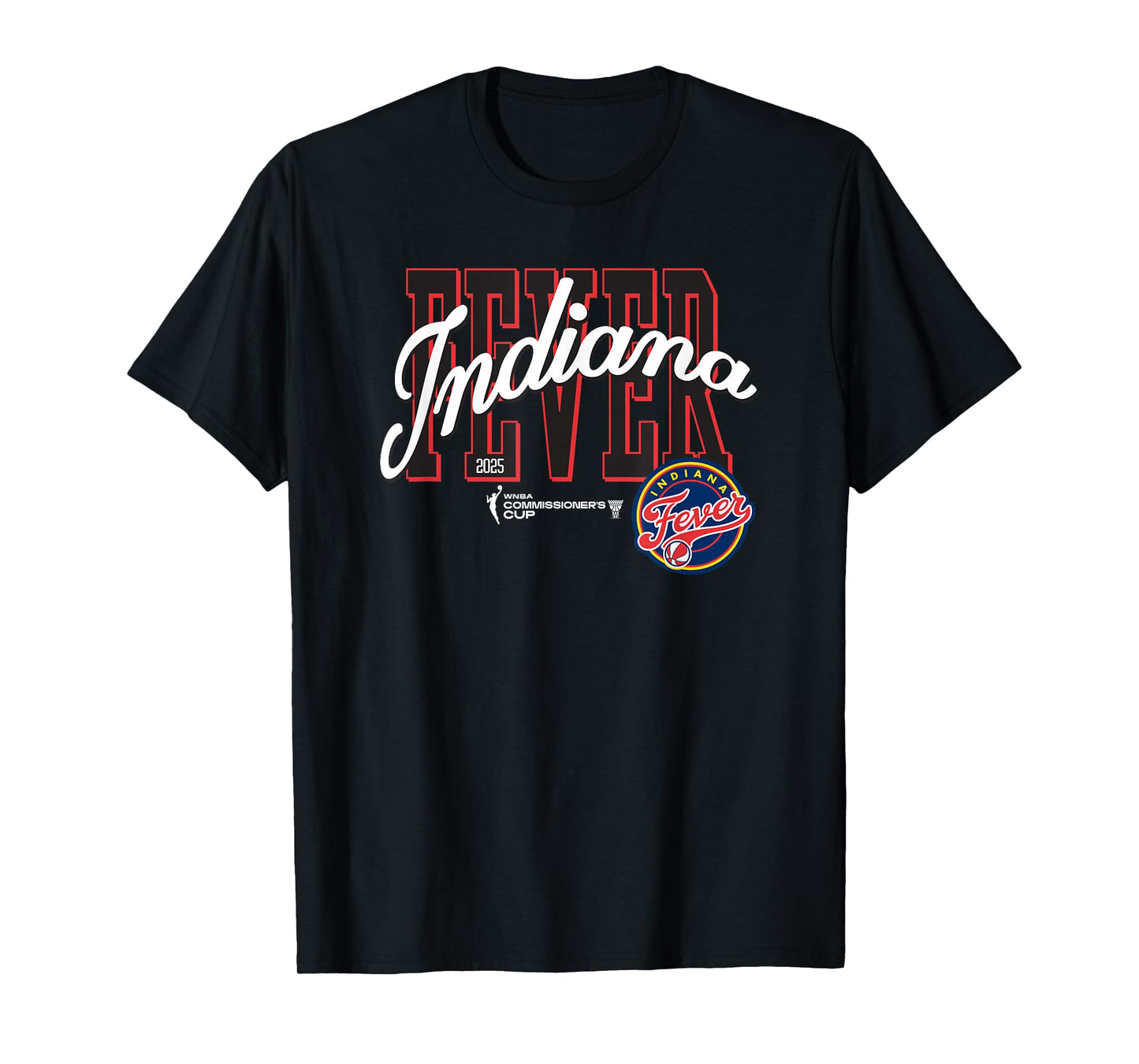 WNBA Official Commissioner's Cup 2025 Above Indiana Fever T-Shirt