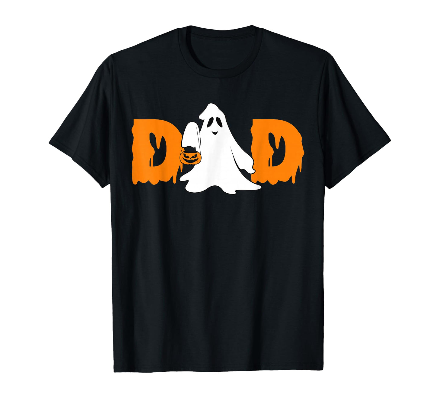Fun Boo Ghost Dad Halloween Costume Outfit Spooky Mens T-Shirt