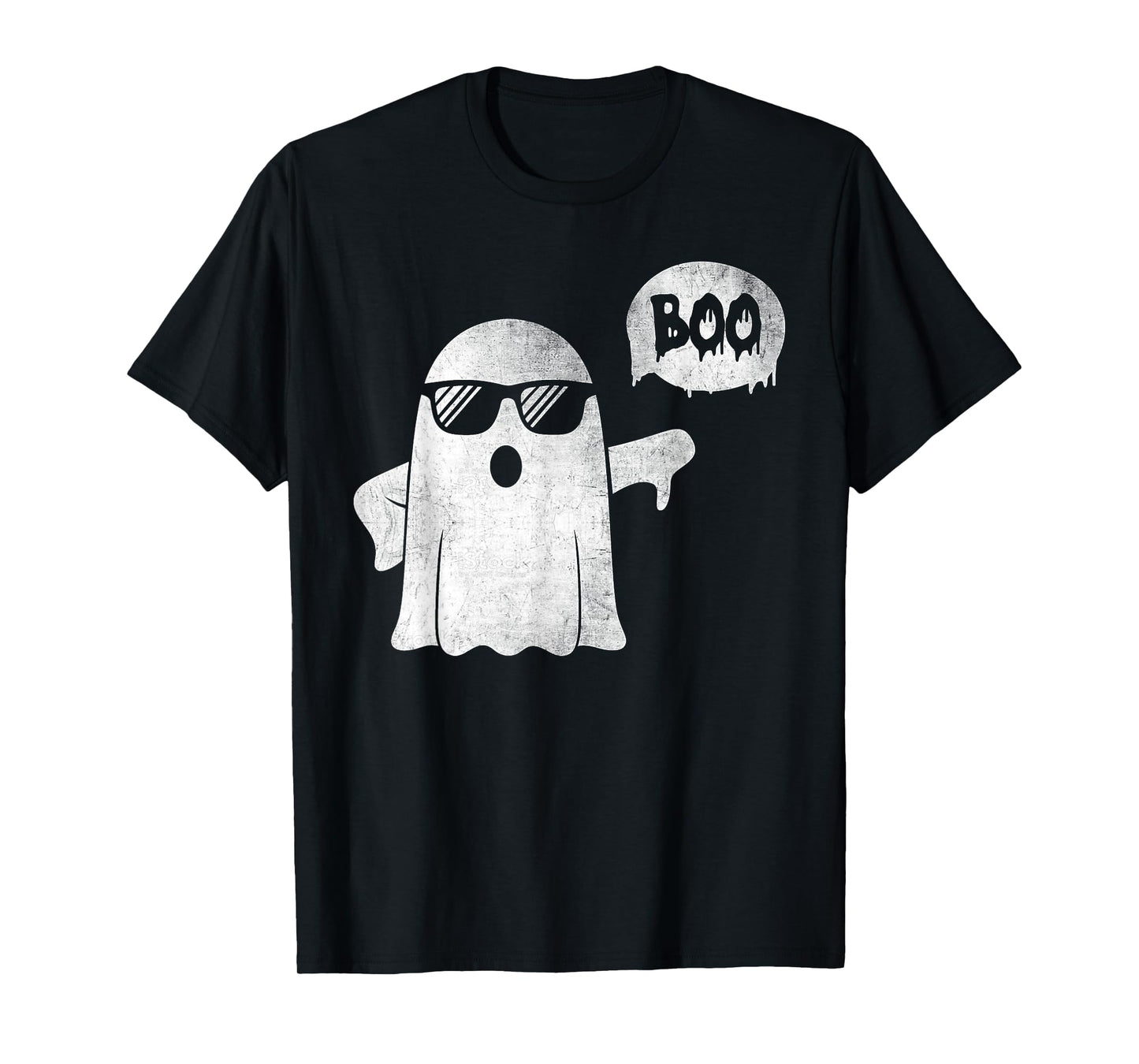 Thumbs Down Boo Ghost Funny Halloween Spooky Boo Men Women T-Shirt