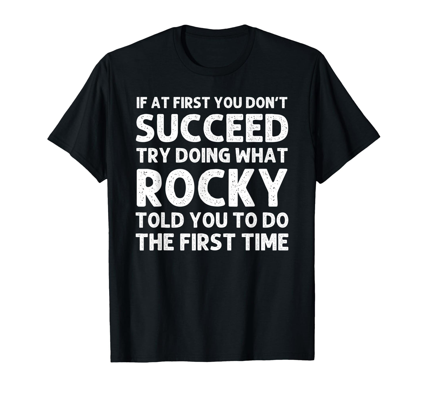 ROCKY Gift Name Personalized Birthday Funny Christmas Joke T-Shirt