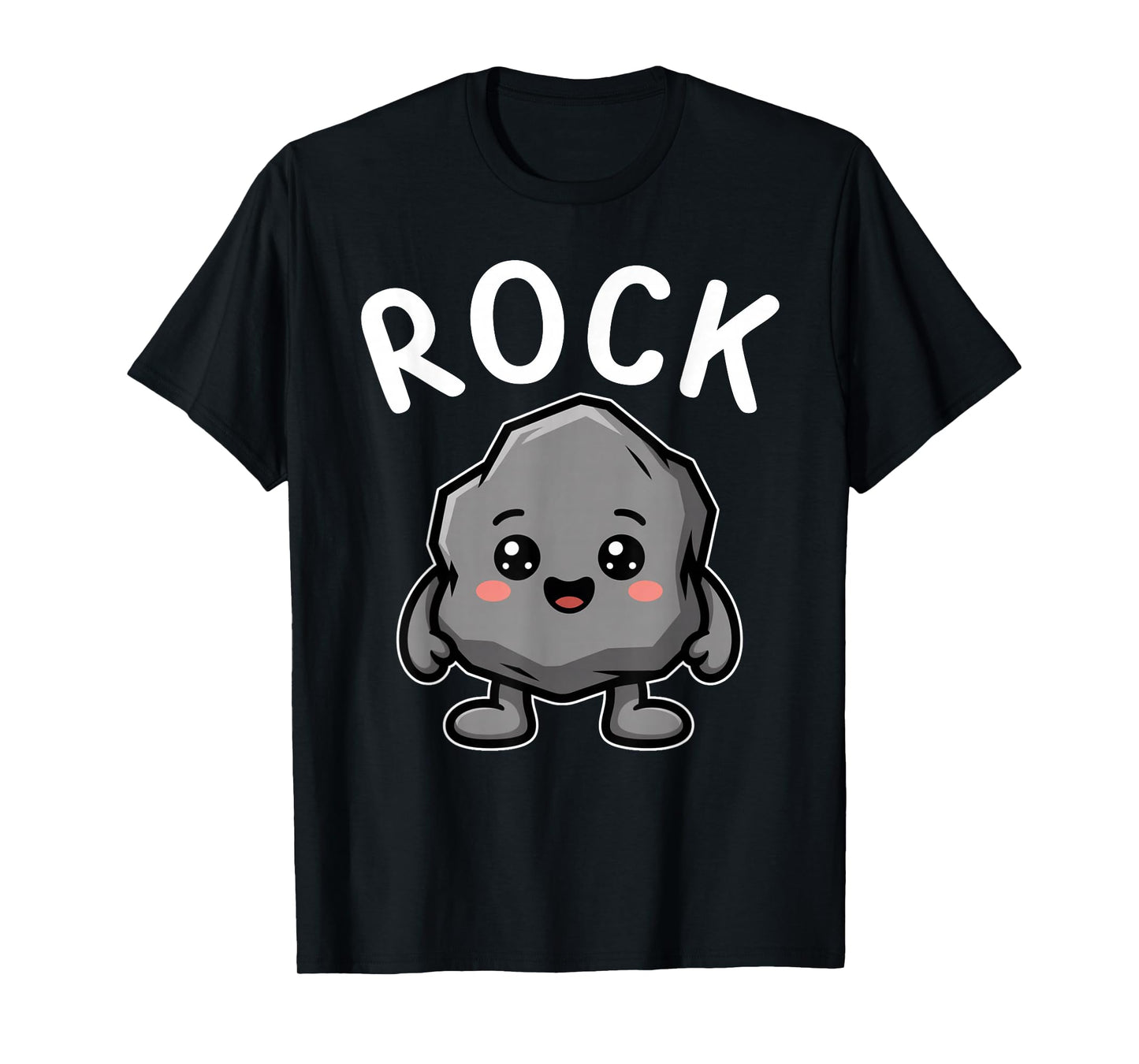 Cute Rock Paper Scissors Halloween Costume Friend Matching T-Shirt