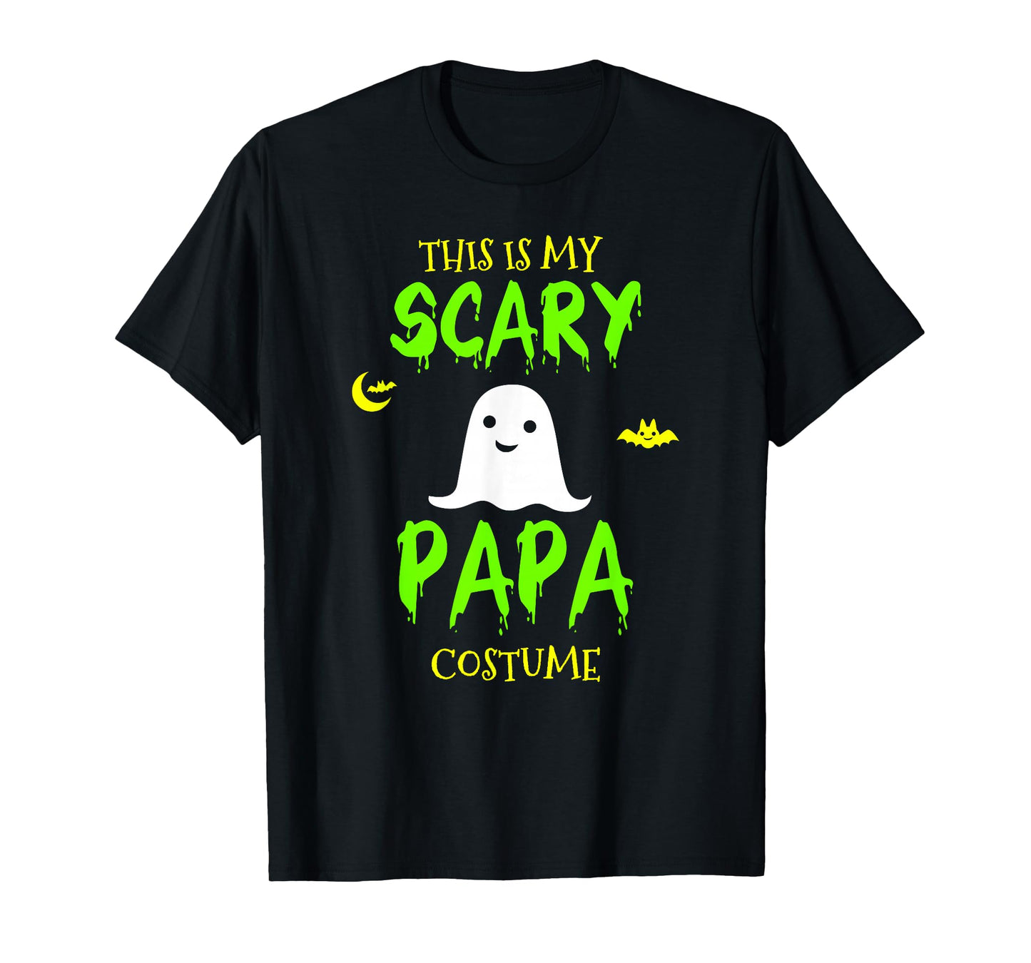This Is My Scary Papa Costume Halloween Lazy Easy T-Shirt