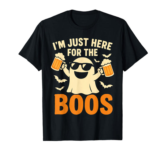 Cute Happy Halloween, Ghost I’m Just Here for the Boos T-Shirt