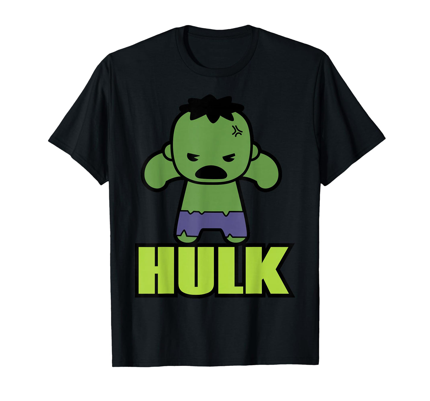 Marvel Avengers Hulk The Incredibly Cute Kawaii Pose T-Shirt