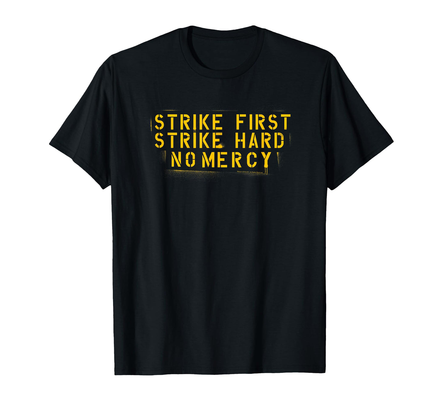 The Karate Kid Cobra Kai Slogan Stencil Retro Movie T-Shirt