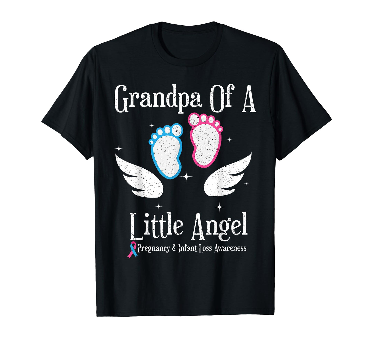 Grandpa Of A Little Angel Pregnancy and Infant Loss t-Shirt T-Shirt