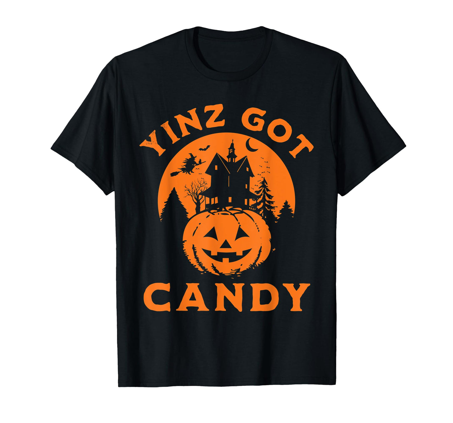 Pittsburgh Halloween Funny Yinz Got Candy Trick Or Treat T-Shirt