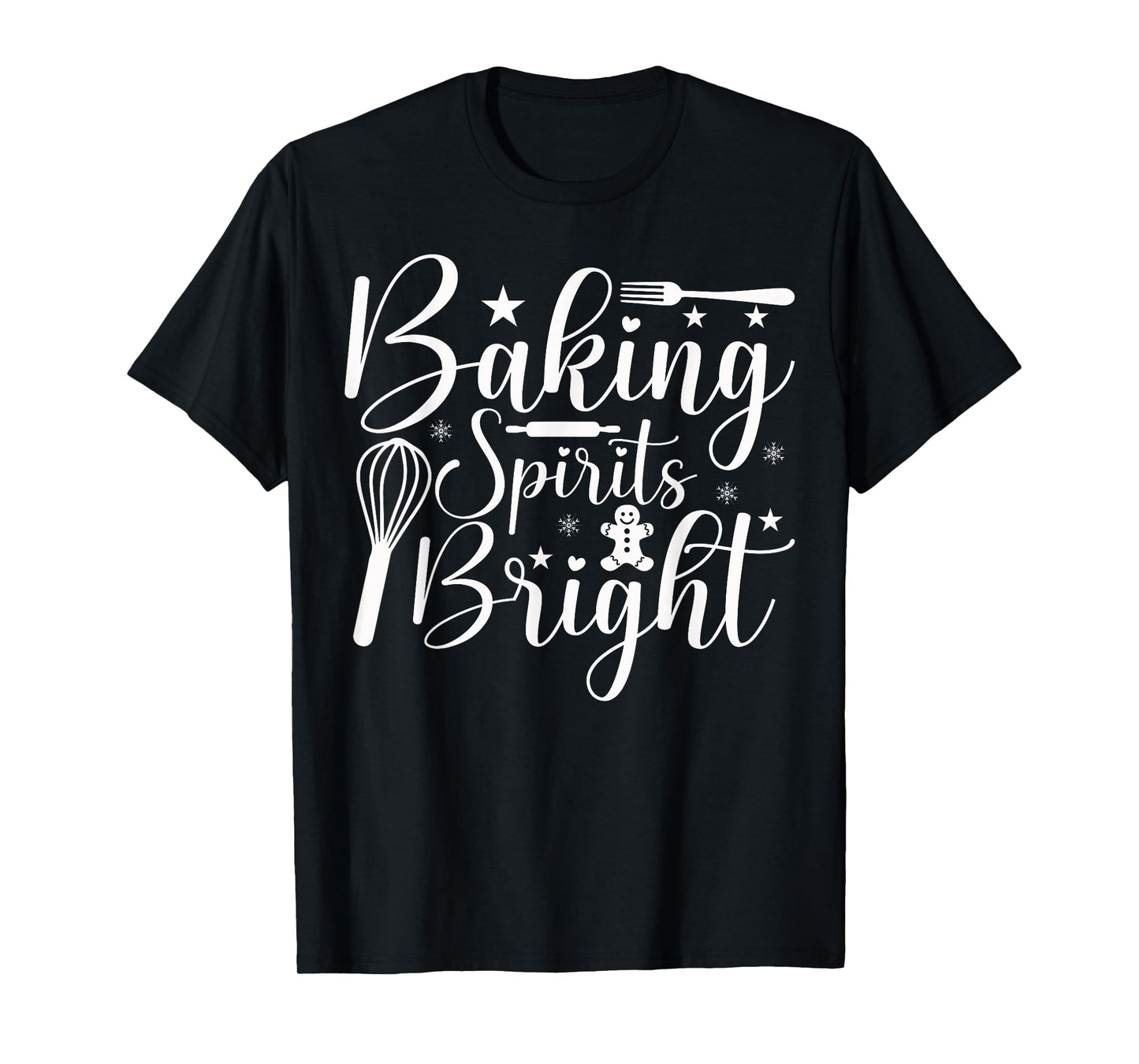 Baking Spirits Bright Christmas T-Shirt
