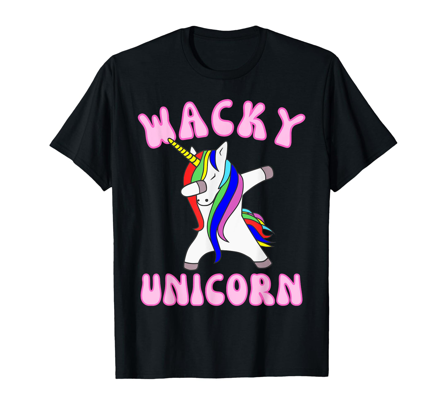Classic Wacky Unicorn Shirt. Dabbing Funny Unicorn T-Shirt