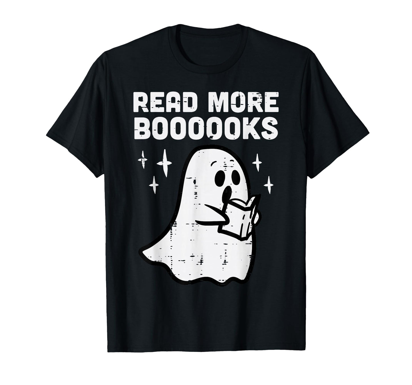 Halloween Ghost Read More Books Funny Costume Men Women Kids T-Shirt