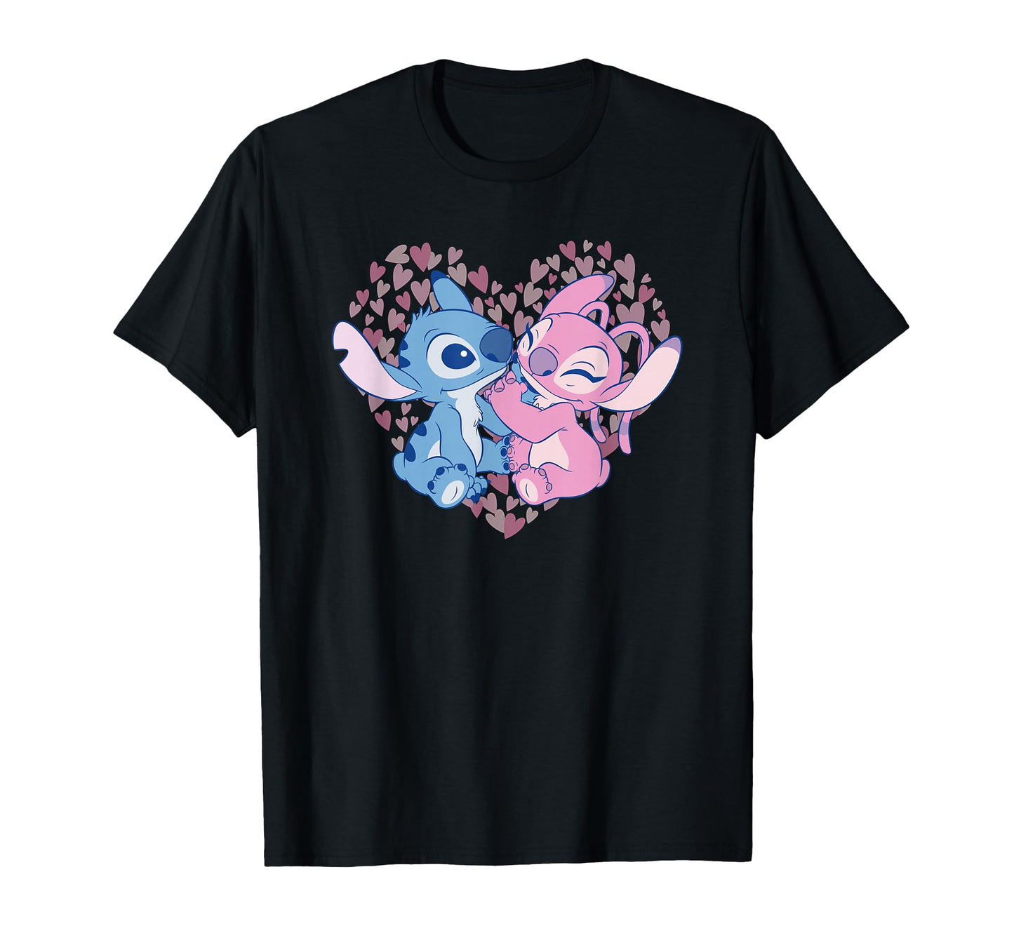 Disney Lilo & Stitch Valentine's Stitch & Angel Lovely Duo T-Shirt