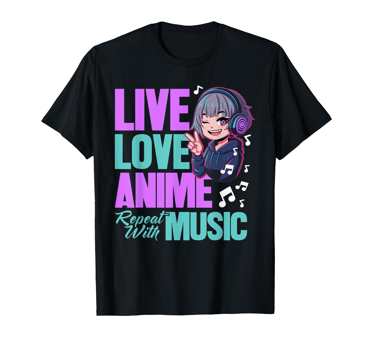 Anime & Music Kawaii T-Shirt