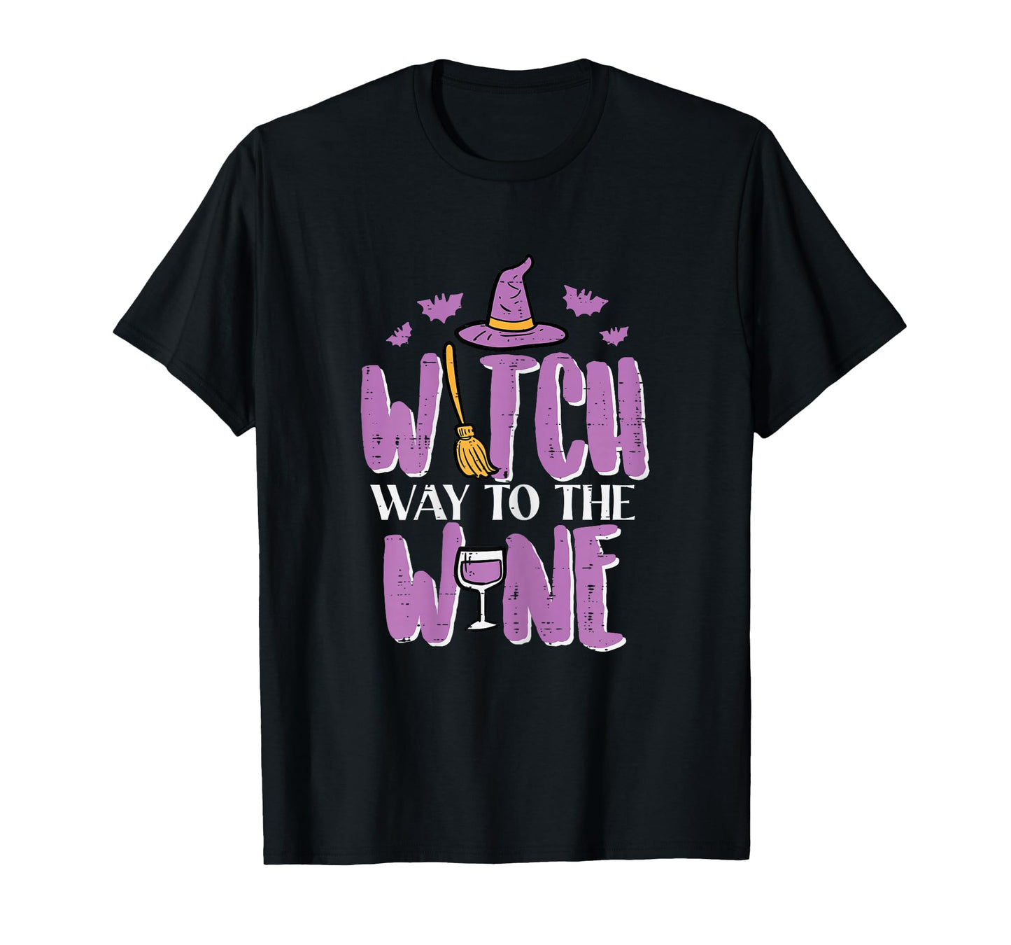 Halloween Witch Way To Funny Pun Costume Party Mom Women T-Shirt